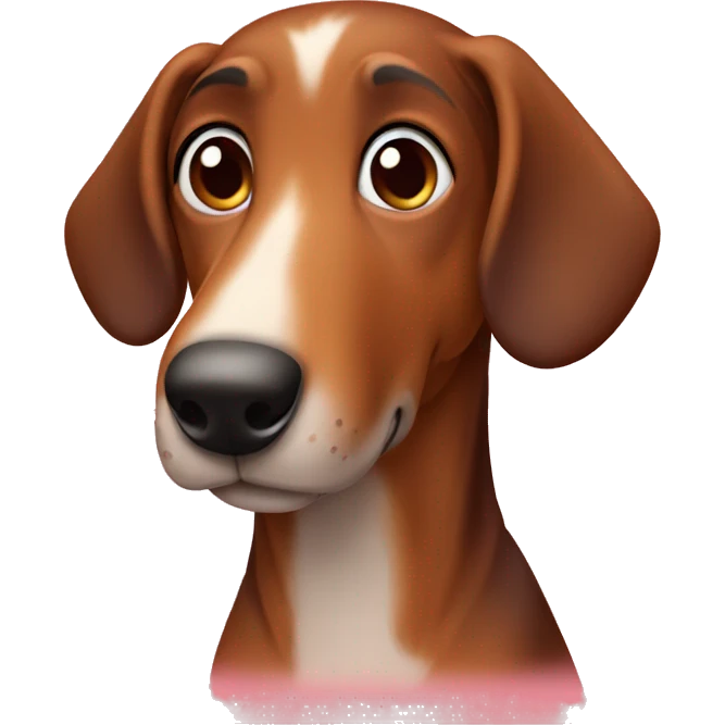 Dashhound valentine  emoji