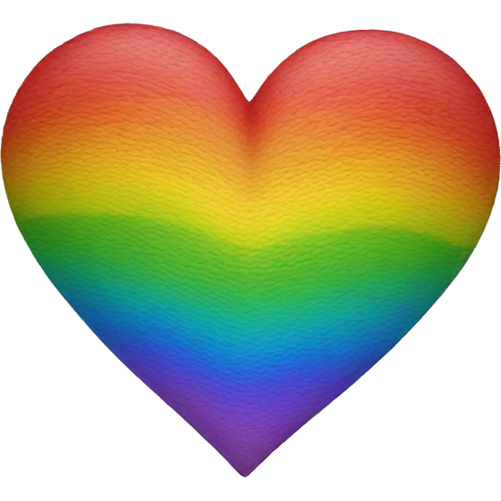 Rainbow heart emoji
