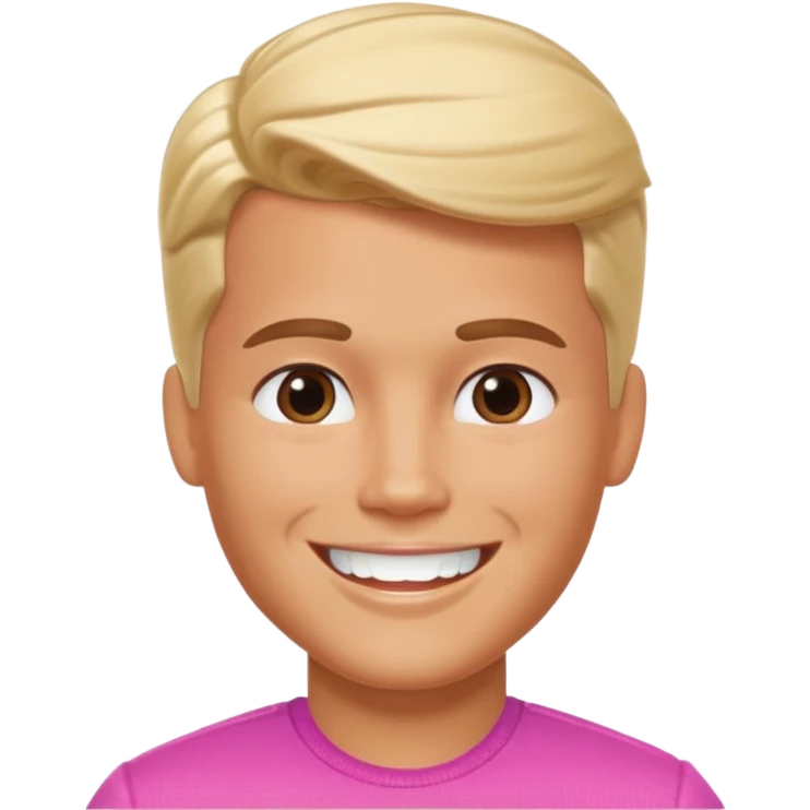 Barbie Ken face emoji