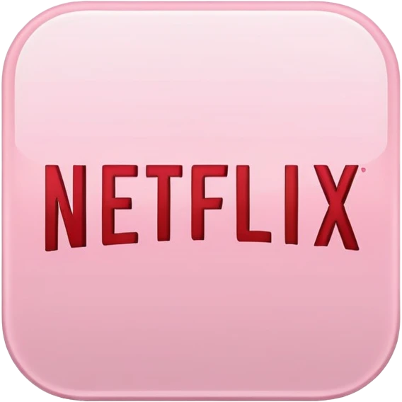 Light pink netflix emoji