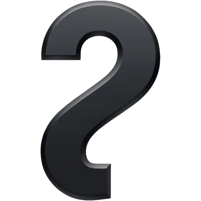 Squared question mark emoji