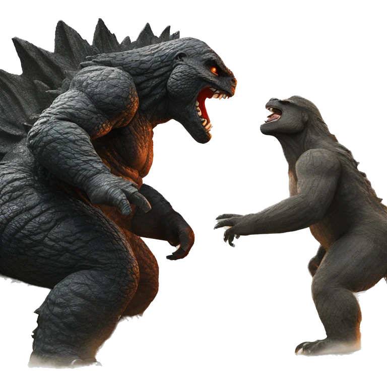 Godzilla vs kong emoji