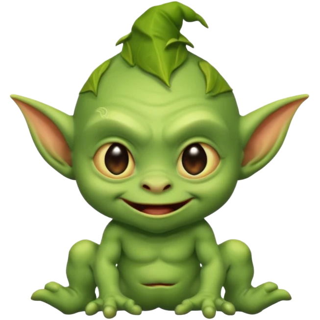 Goblin small baby   emoji