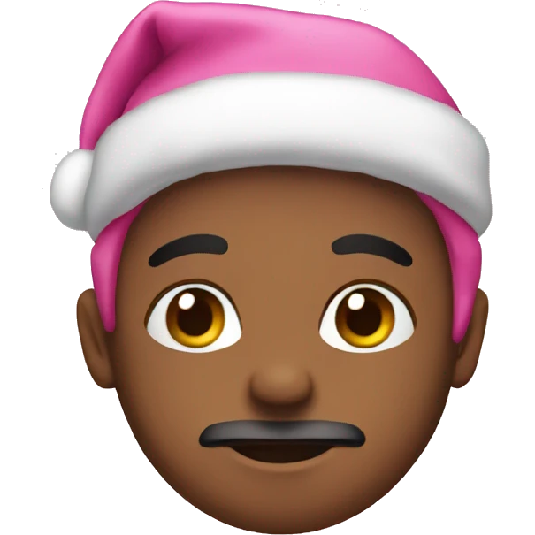 pink christmas  emoji