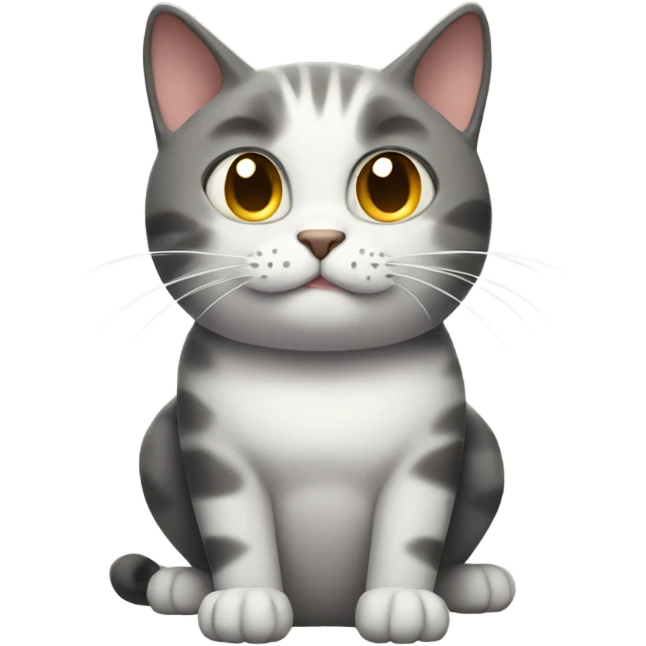 Cat out of energy emoji