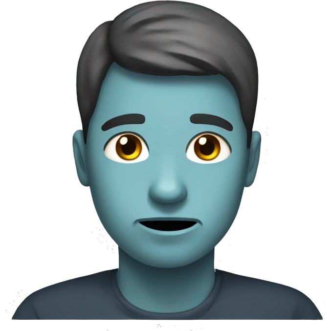determinated person with mental health problems emoji