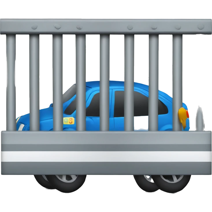 car barrier emoji