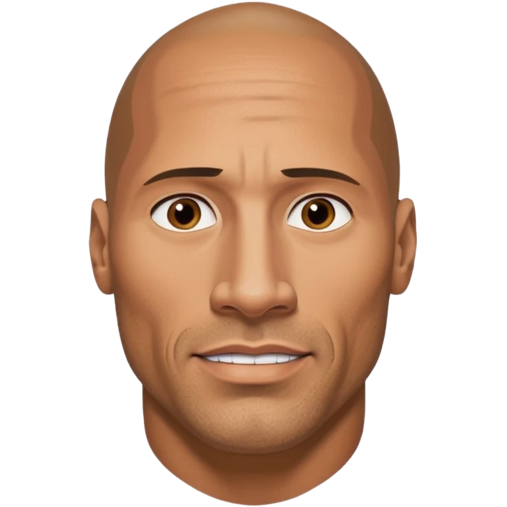 dwayne the rock johnson emoji