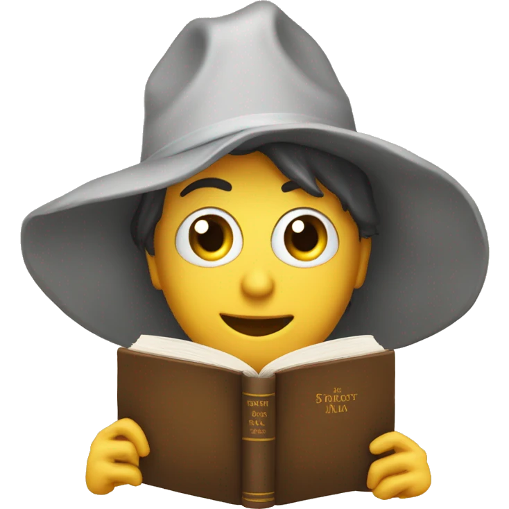 libros y una foto mia emoji