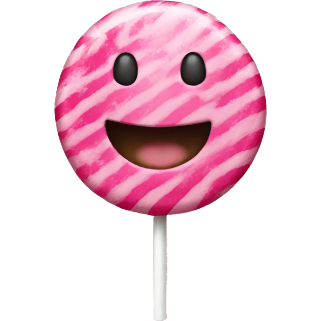 Pink lollipop  emoji