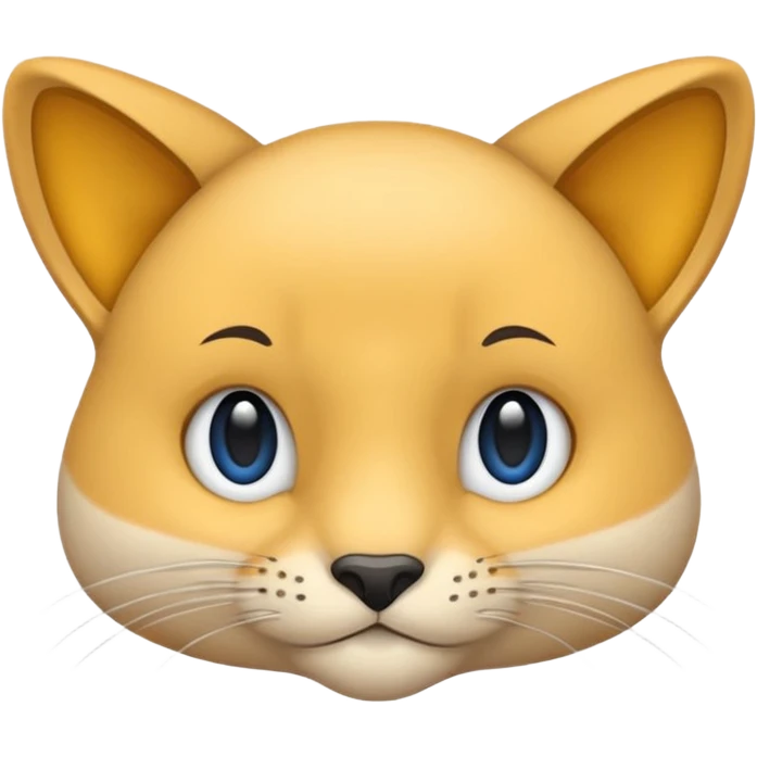 Нарисуй синего кота emoji