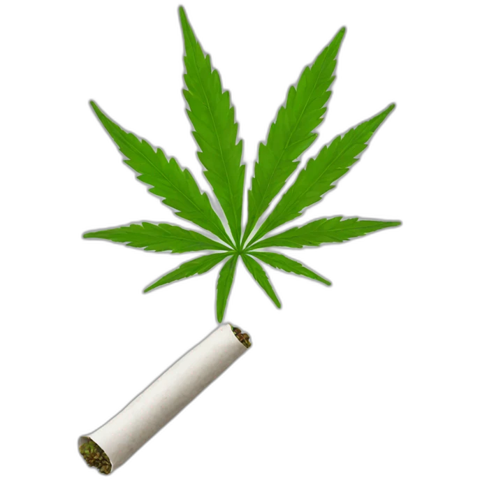 weed joint emoji