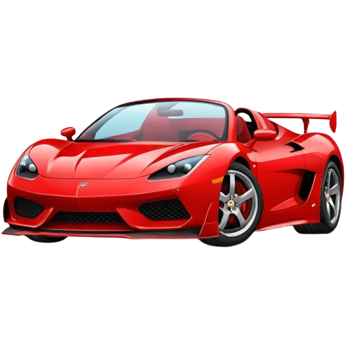 Sport car frontline cartoon emoji