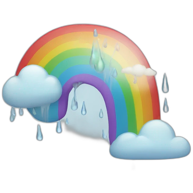 Rain bow emoji