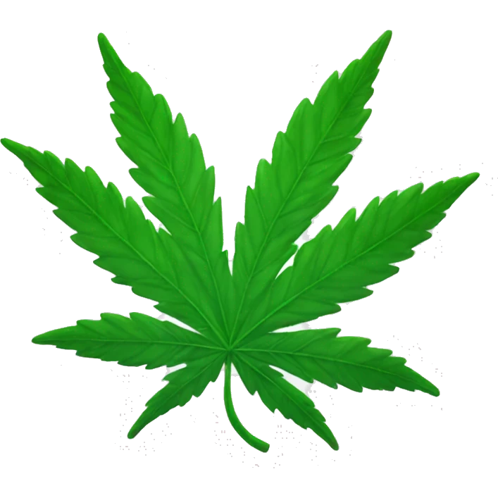 weed leaf  emoji