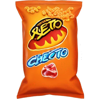 Xxtra hot Hot Cheetos bag  emoji