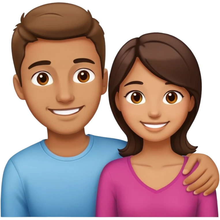 Girl with her boyfriend  emoji