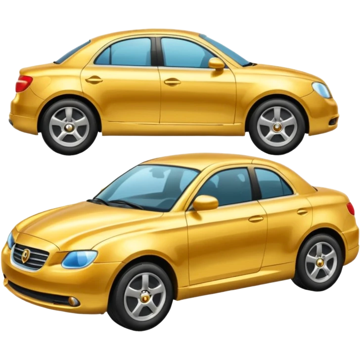 Golden Car paint Sprayer can emoji