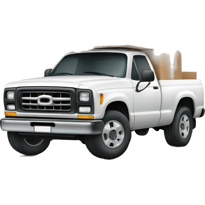 pick up truck  emoji