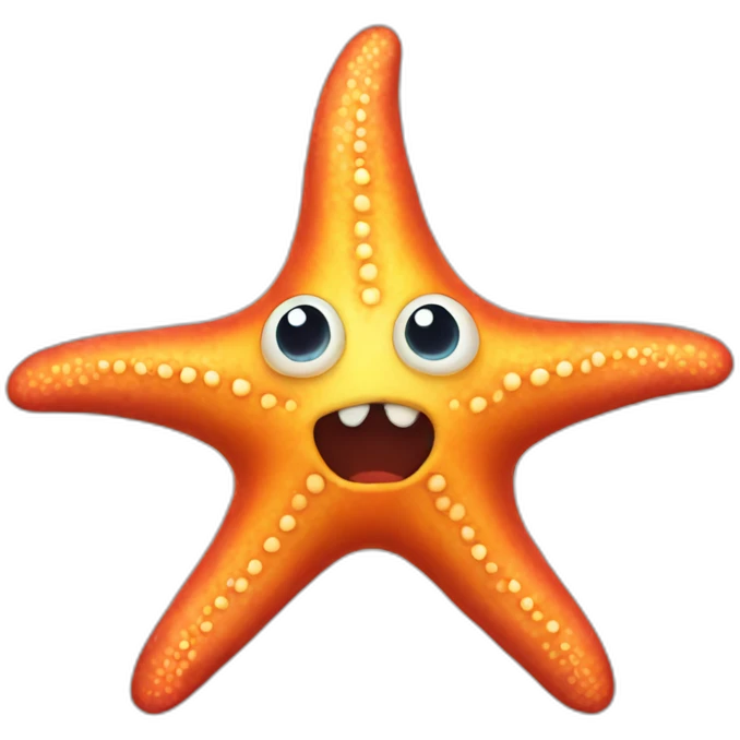 evil starfish emoji
