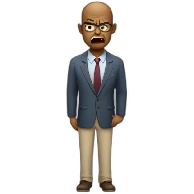 angry teacher emoji