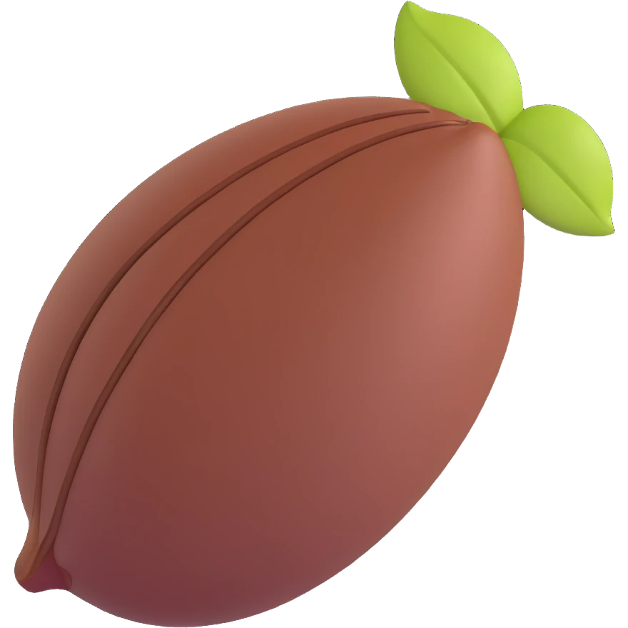 Какао боб emoji