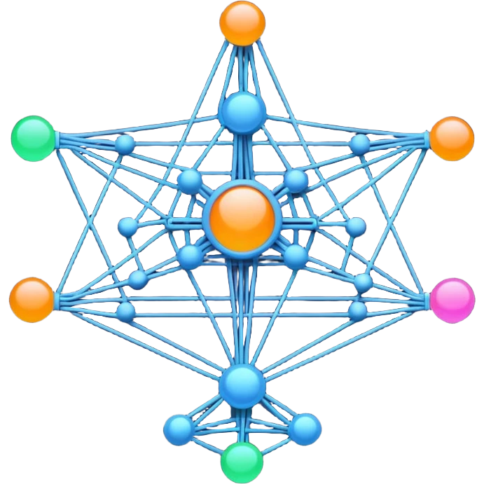 a 2-3-2 multi-layer perceptron emoji