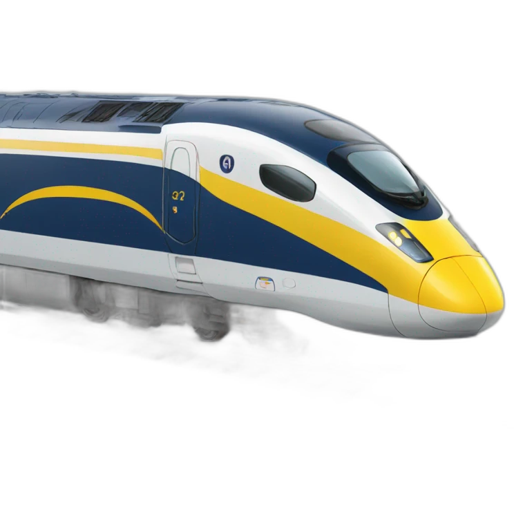 Eurostar train emoji