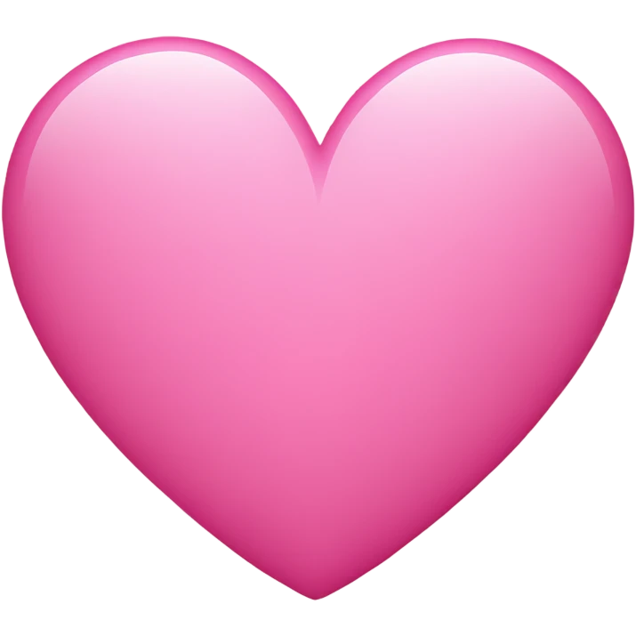 pink iphone heart emoji