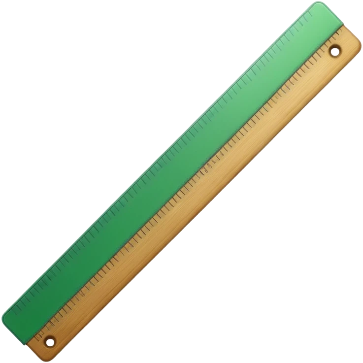 green ruler emoji