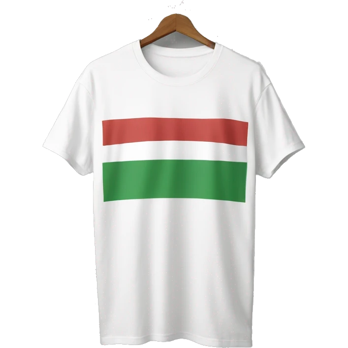 hungarian flag on t-shirt emoji