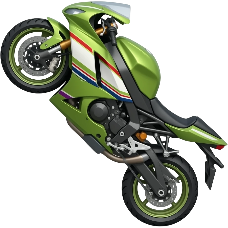 motorcycle wheelie emoji