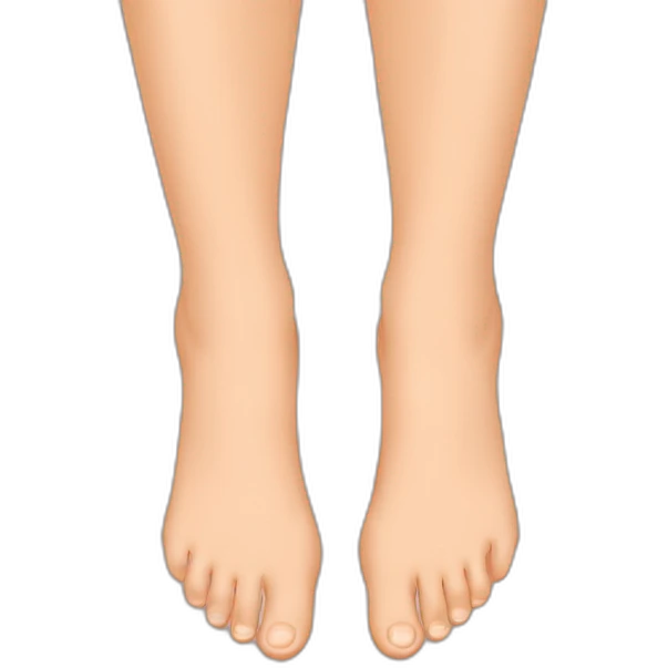 female feet emoji