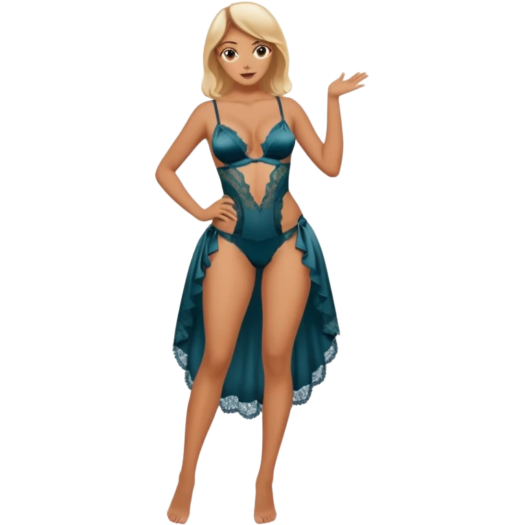 full body woman spreading vagina emoji