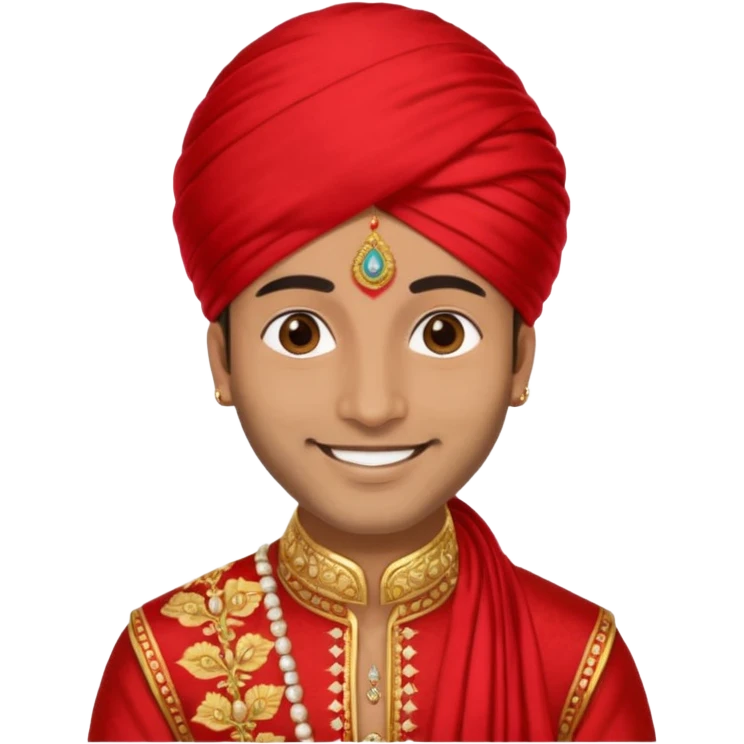 INDIAN WEDDING groom emoji