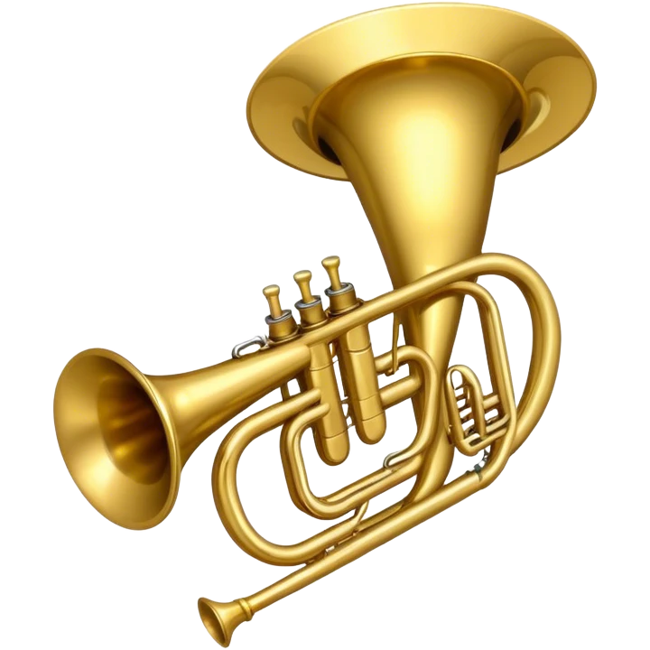 Heart with trumpet inside emoji