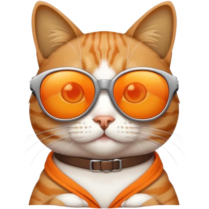 Cat wearing sunglasses emoji