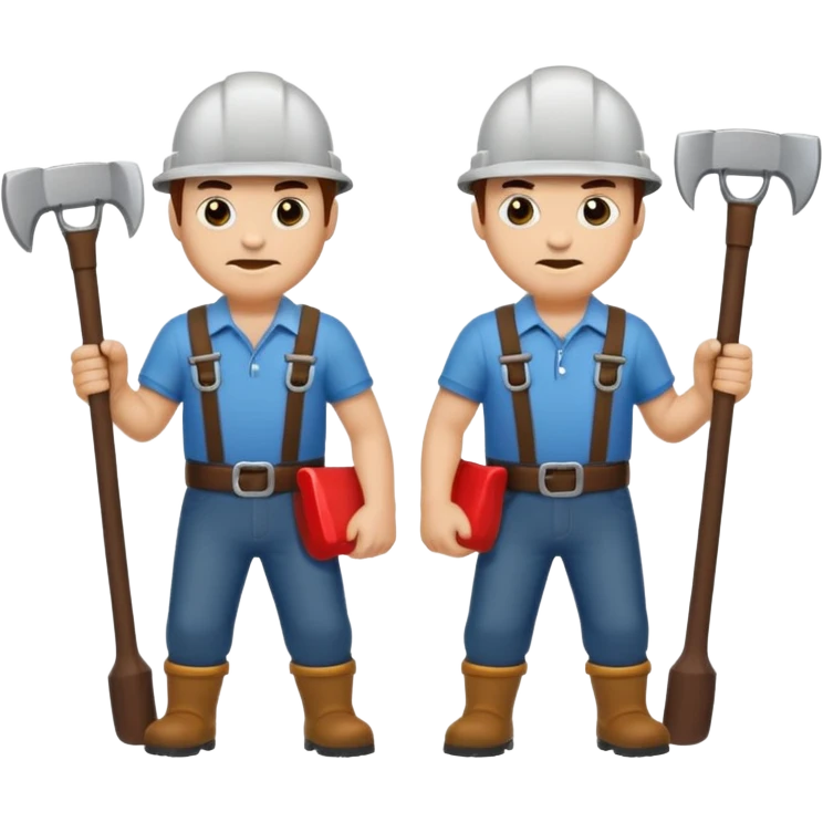 men with axes emoji