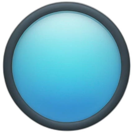 water circle emply in center  emoji