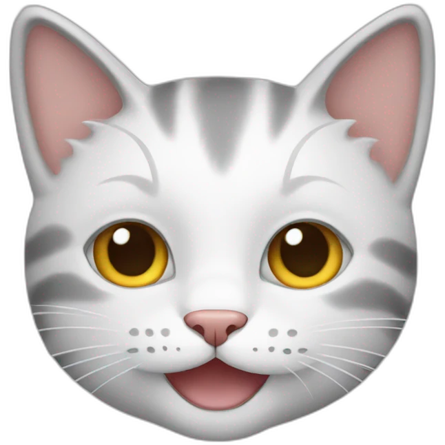Happy cat emoji