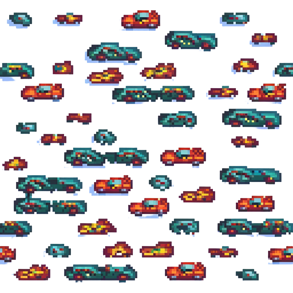 racing cars in 1990s emoji