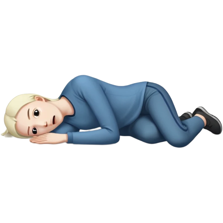 weak fallen to the ground emoji