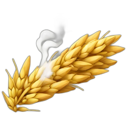 Smoking wheat emoji