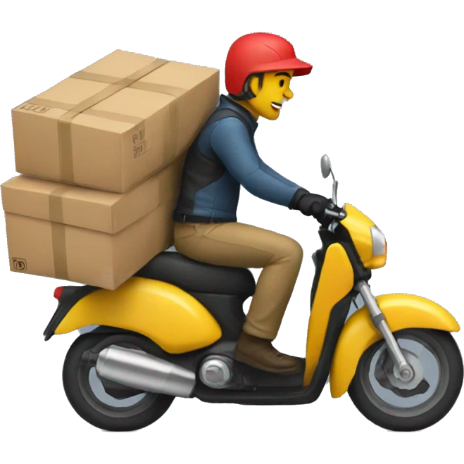 Moto delivery emoji