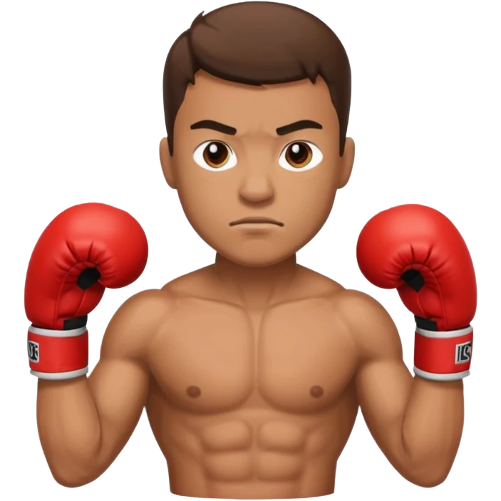 Boxer man emoji