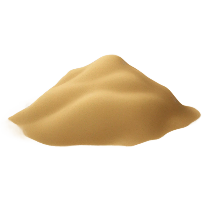 Sand emoji