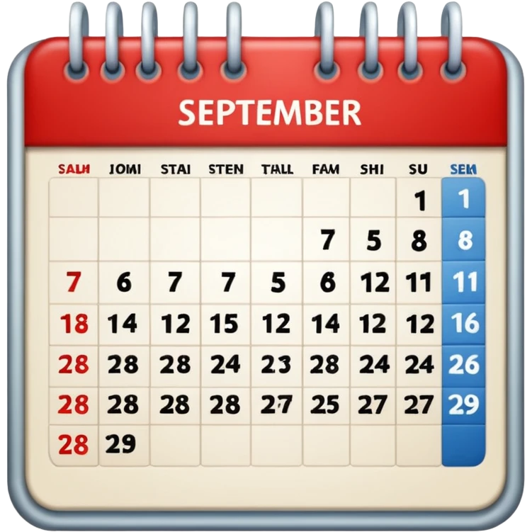 September  emoji