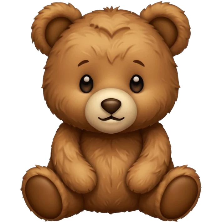teddy bear brown emoji