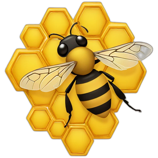 honey and bees emoji