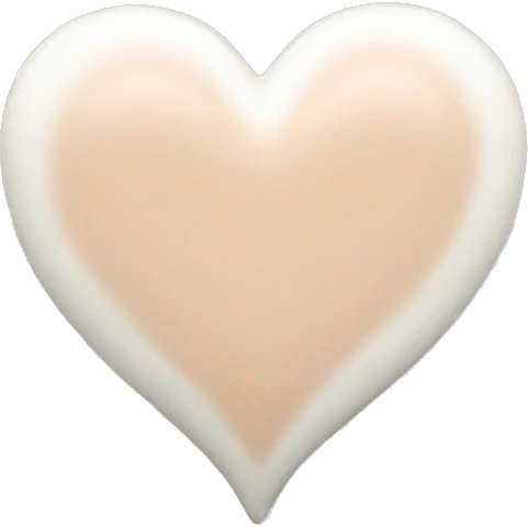 milk colour heart emoji
